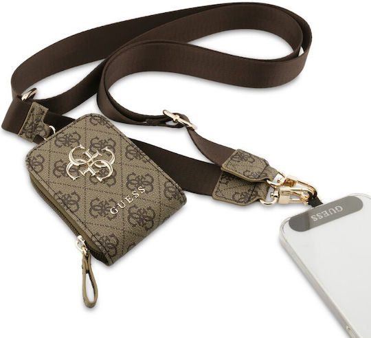 Guess Guess Strap Pu 4g Brieftasche Synthetisches Leder Braune