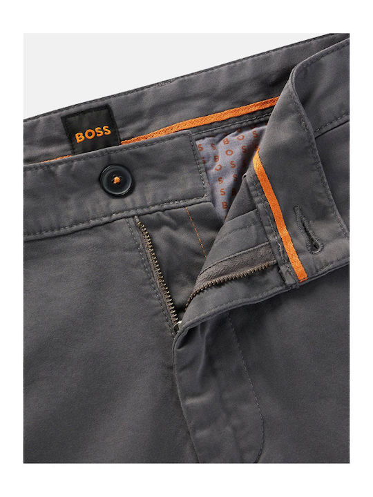 Trousers Chino Elastic in Slim Fit Grey
