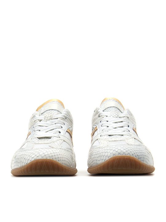 Another Trend Damen Sneakers Grau Gold A079-T2-E1-Leicht-Grau
