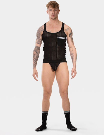 Barcode Berlin Sexy Ανδρικό Top Μαύρο