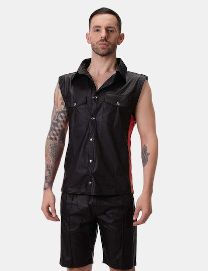 Barcode Berlin Sexy Ανδρικό Top Μαύρο