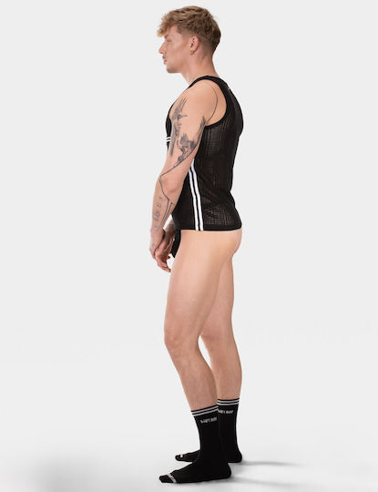 Barcode Berlin Sexy Ανδρικό Top Μαύρο