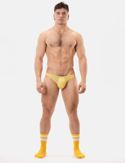 Barcode Berlin Ανδρικό Sexy Boxer Κίτρινο