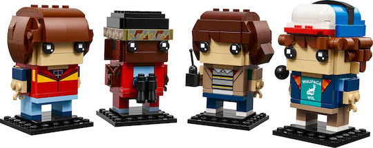 LEGO Brick Headz Stranger Things Mike Dustin Lucas și Will Figuri pentru 10+ Ani