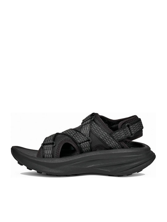 Women's Sporty Black Sandals