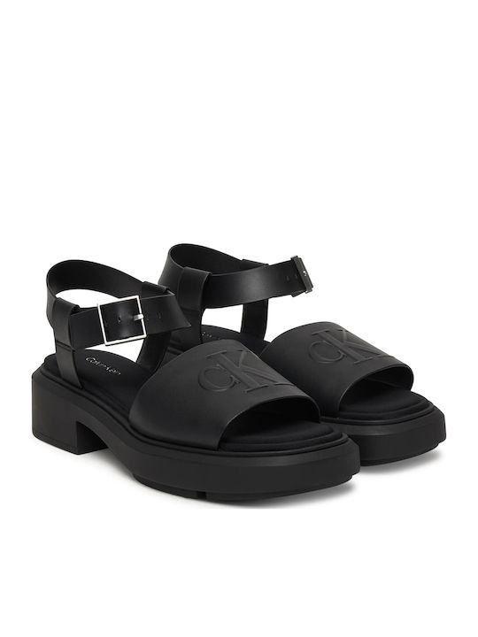 Women's Black Flat Sandals
