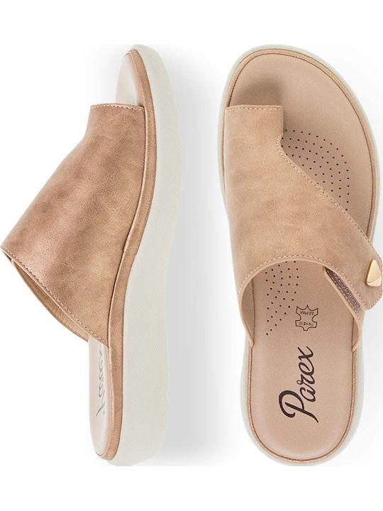 Leather Women's Anatomic Sandals Rose Gold