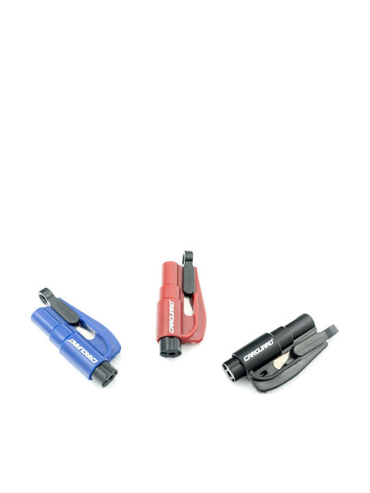 Set 1 Notfall Auto Schlüsselanhänger Carguard Sicherheitsgurt Cutter + Fensterbrecher Hammer