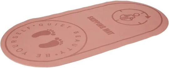 Saltea de Gimnastică Yoga Roz (127x63x0.3cm)