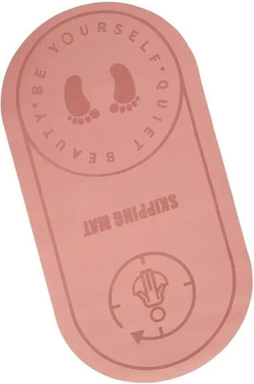 Saltea de Gimnastică Yoga Roz (127x63x0.3cm)