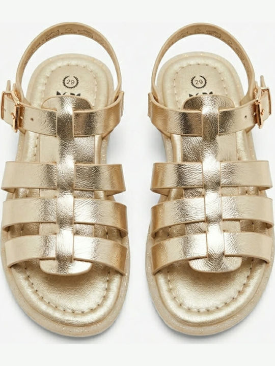 Kids' Anatomic Gold Sandals