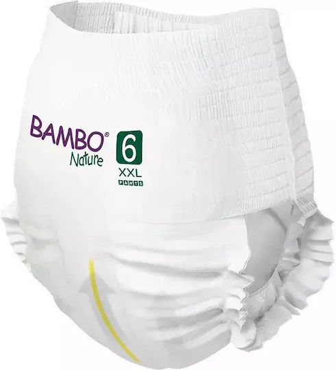 Bambo Nature Πάνες Βρακάκι No. 6 για 15+kg 90τμχ