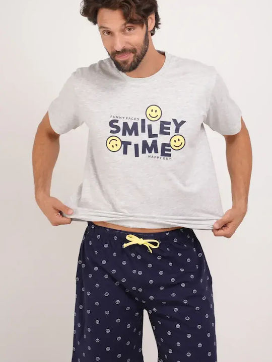 Bonatti Sommer Herrenpyjama Grau