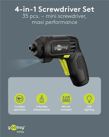 Goobay Angle Battery Screwdriver 5V