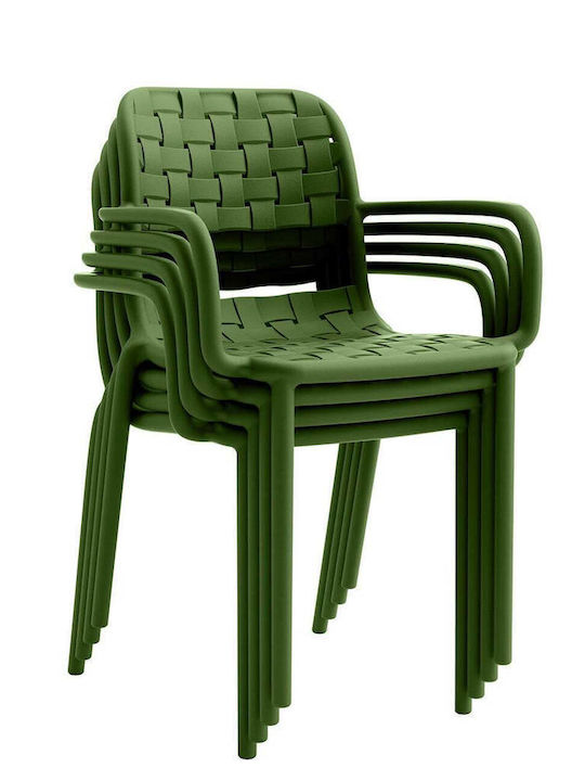 Scaun De Exterior Din Polipropilenă Tonic Verde Măsliniu