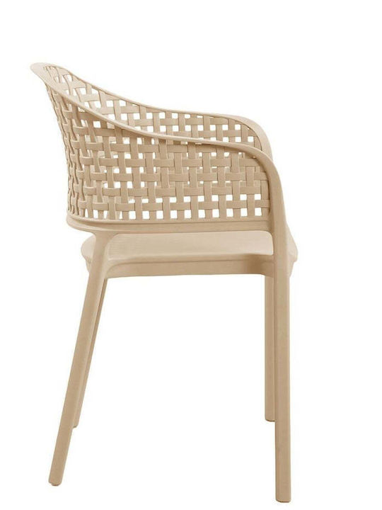 Gartenstühle Außenbereich Rattan Cuba Braun