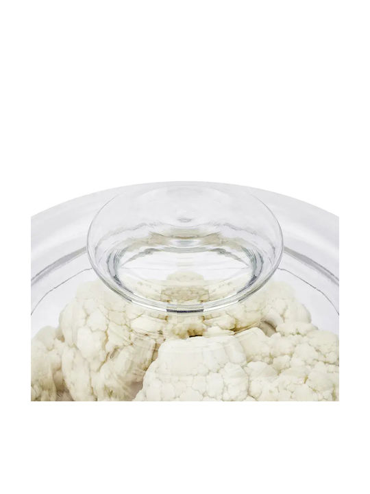 Simax Vas Rotund Rezistent La Căldură Din Sticlă Cu Capac 1000ml