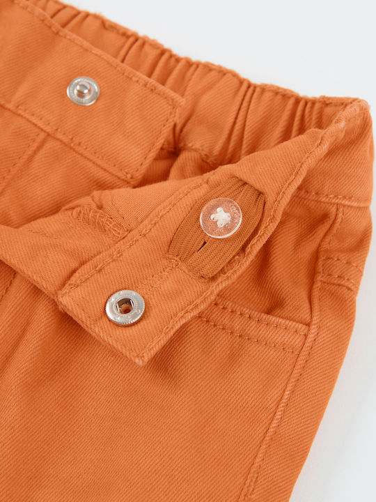 Kinder Shorts Bermudas Denim Orange