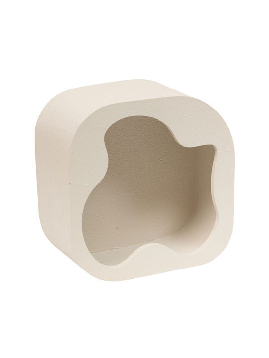 Wandregal Evy Ecru 28x13x28cm
