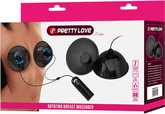 Pretty Love Breast Massager Αναρροφητής Θηλών Μαύρος
