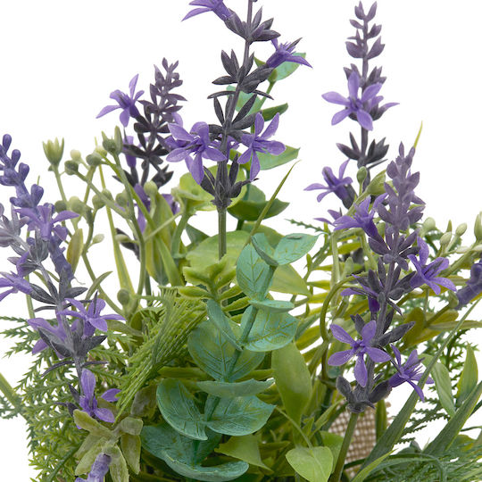Τεχνητό Λουλούδι Γλάστρα 29εκ A-s Lavender 214055