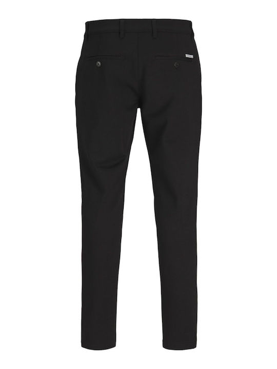 Trousers Chino Elastic in Slim Fit Black