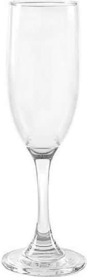 Cristar Premiere Champagne Glass Set Glass Goblets from Glass Transparent 183ml 0801328 24 Pieces