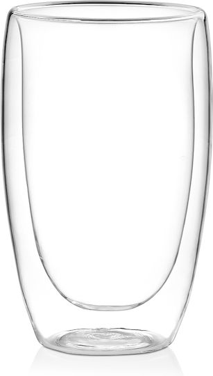 XM-Casa Σετ Ποτήρια Νερού από Γυαλί 450ml 0801647 6τμχ