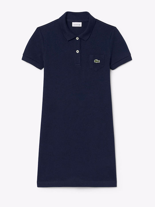 Lacoste Παιδικό Φόρεμα Navyblue