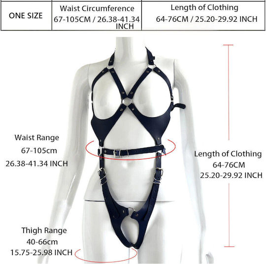 Bondage Straps in Black Colour
