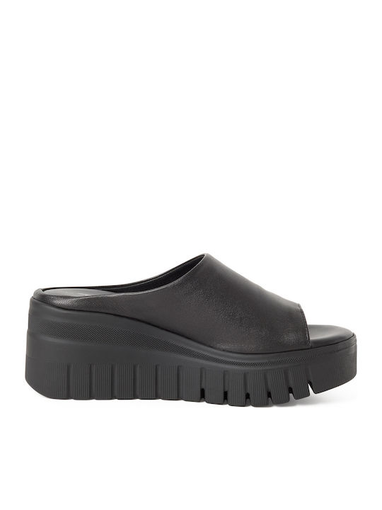 Summer Women's Platform Slippers Style Black
