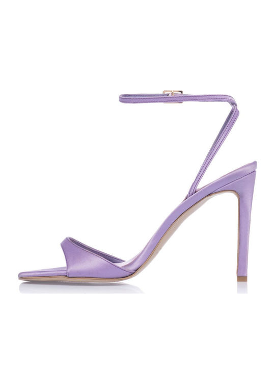 Sandale Din Piele Violet
