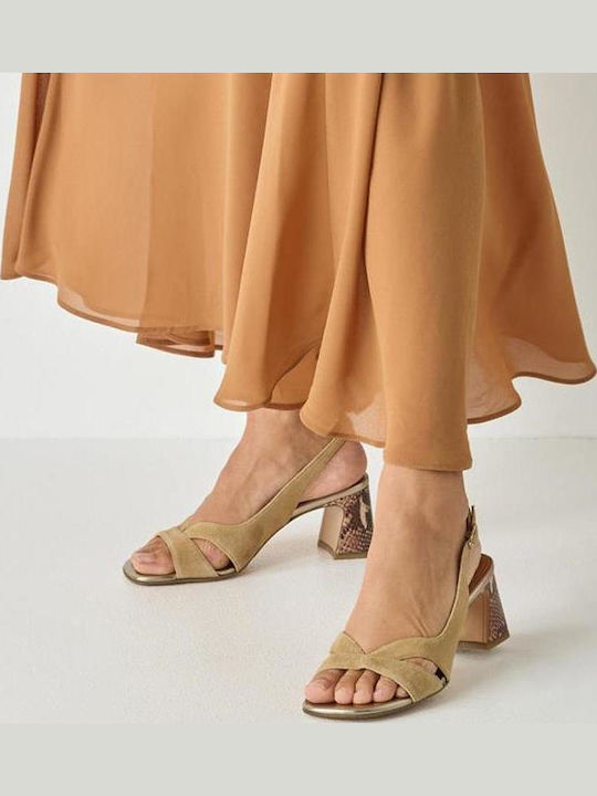 Leather Sandals Tabac