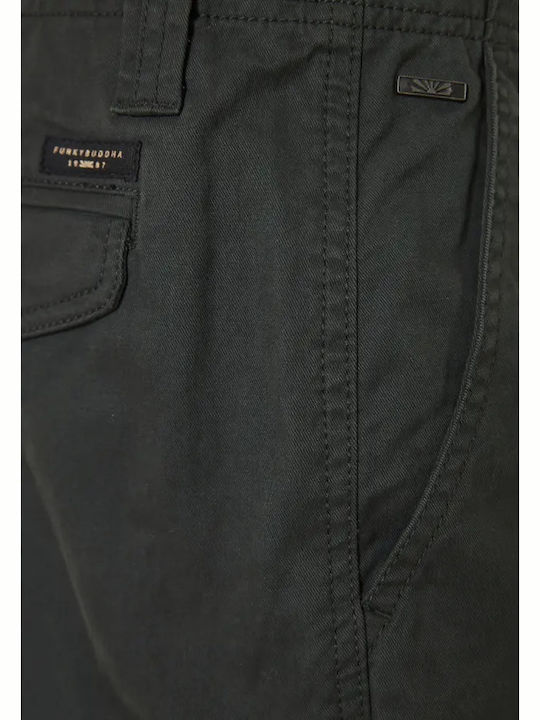 Trousers Cargo in Regular Fit Forest Green