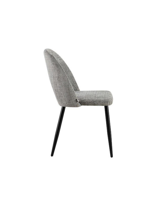 Fl2315 Dining Chair With Dark Gray Fabric Upholstery 57x49x84cm