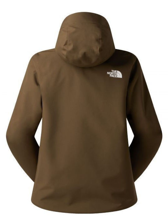 Quest Women's Waterproof Hiking Jacket New Taupe Green