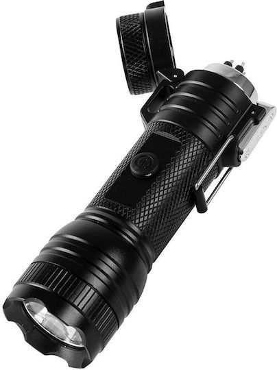 Rechargeable LED Flashlight with Maximum Brightness 100lm