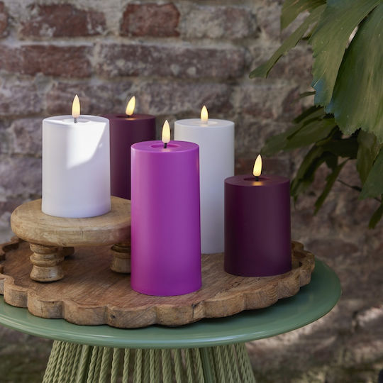 Lumineo Decorative Lighting LED Warm White Wax Polish 7.5x12.3cm