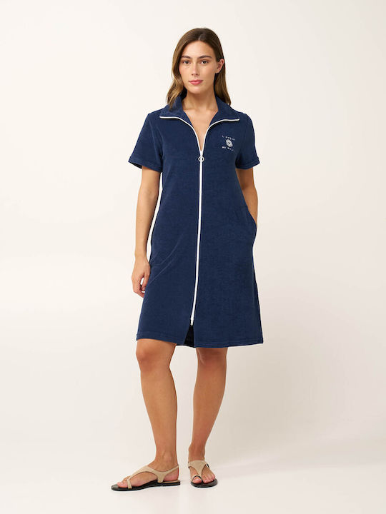 Vamp Women's Mini Beach Dress Aqua Sky
