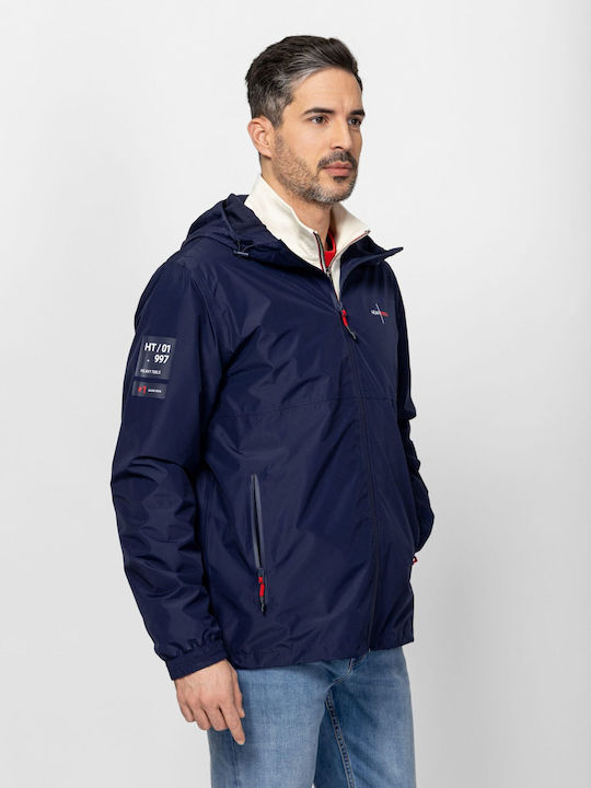 Wasserdichtes Herren Jacke Dunkelblau