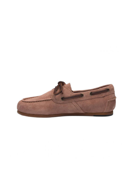 Docksides Men's Boat Shoes in Pink Colour
