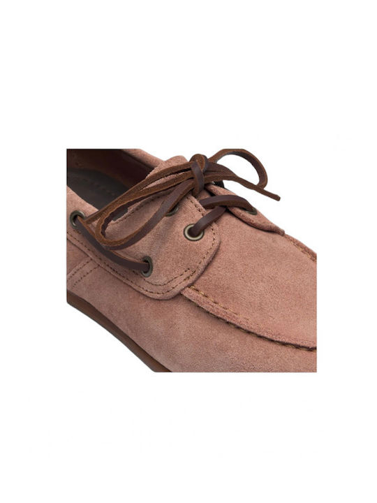 Docksides Men's Boat Shoes in Pink Colour