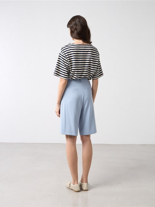 Damen-Bermudas Hellblau