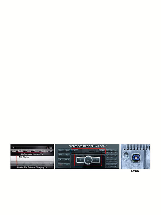 Carmedia Car Audio System for Mercedes-Benz GLK 2013-2015 (Bluetooth/USB/WiFi/GPS/Apple-Carplay/Android-Auto) with Touch Screen 10.25"