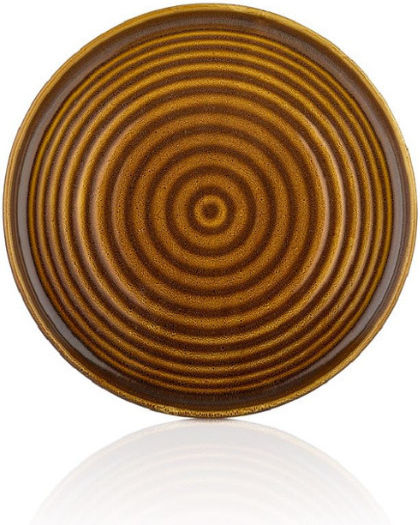By Bone Placă Joasă Din Porțelan Maro 23cm 6 Bucăți By Bone Placă Joasă Din Porțelan Maro 23cm 6 Bucăți