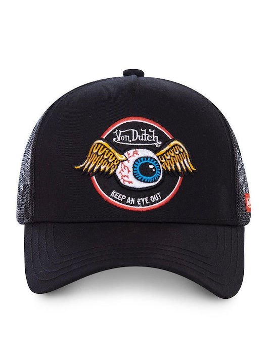 Keep An Eye Out Black Trucker Von Dutch