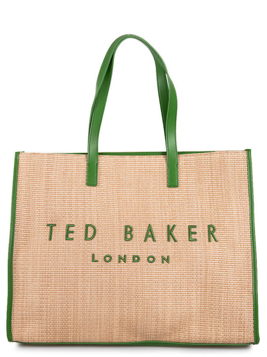 Ted Baker Large Icon Γυναικεία Τσάντα Ψάθινη