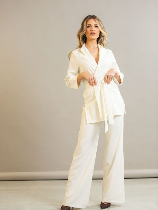 Damen Fuchsie Set mit Hose in Regulärer Passform