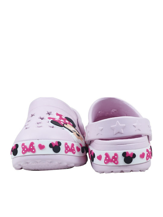 Minnie Kids Anatomic Clogs for Beach Pink