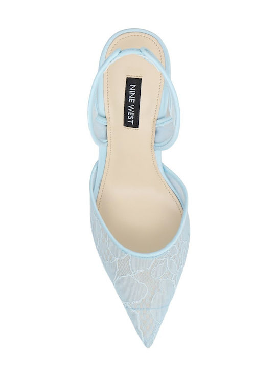 Slingbacks Kansyp2 Kansyp2 45-450 Women’s Heels with Chunky High Heel Light Blue
